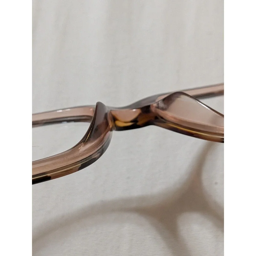 Maui Jim Eyeglasses Frames MJO2112-09PF Brown Pink Marble Cat Eye 54-17-135